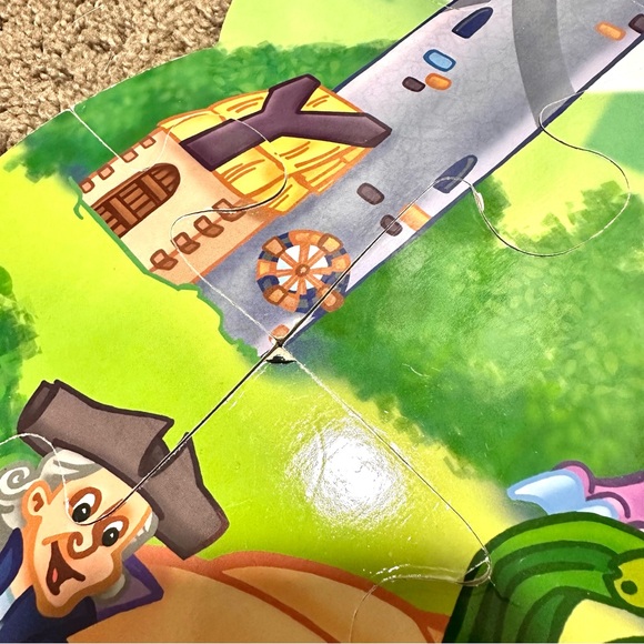 Enchante Kingdom Kids 46 Pieces 2-Sided Giant Floor Puzzle - Kids Learning Toys - Picture 6 of 16